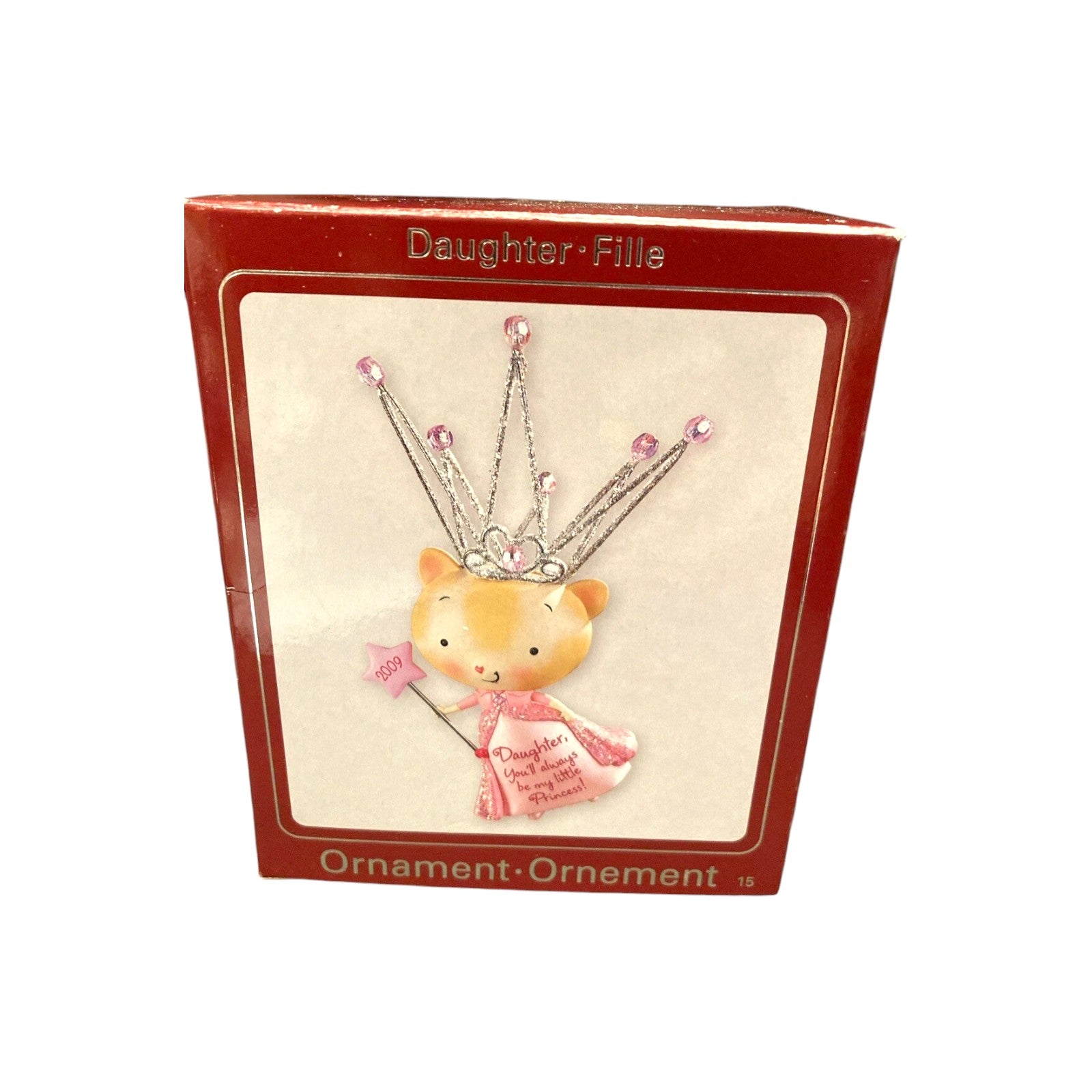 2009 Daughter You’ll Always Be My Little Princess (Family Series) Carlton Cards Heirloom Ornament CXOR-015 Image2