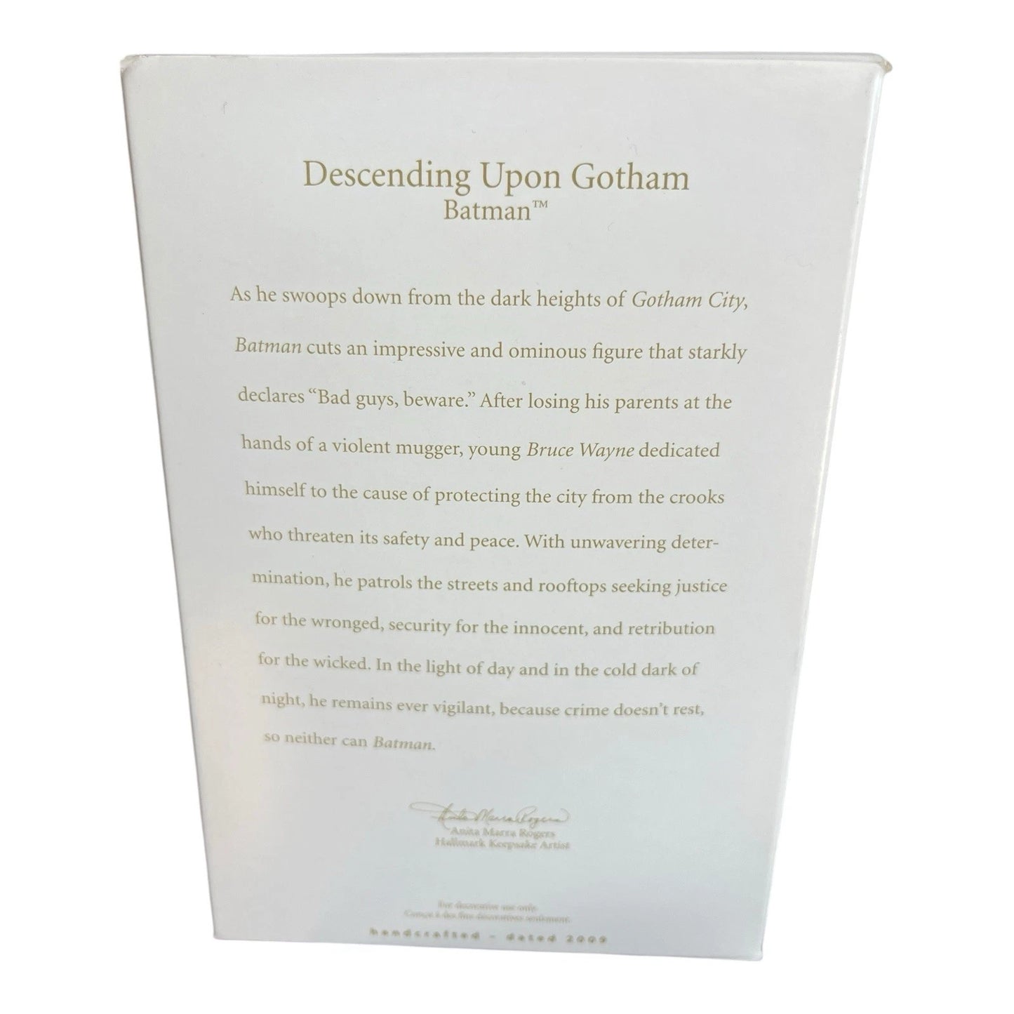 2009 Descending Upon Gotham (Batman)