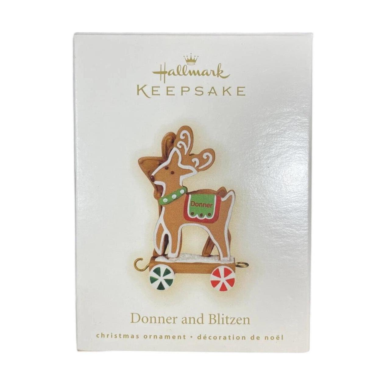 2009 Donner and Blitzen Hallmark Ornament (Santa's Sleigh) QRP4722 Image2