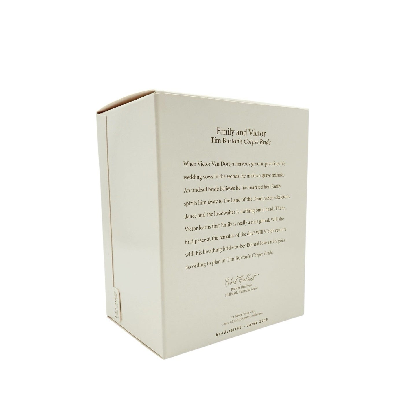 2009 Emily and Victor Hallmark Ornament (Tim Burton's Corpse Bride) QXI1355