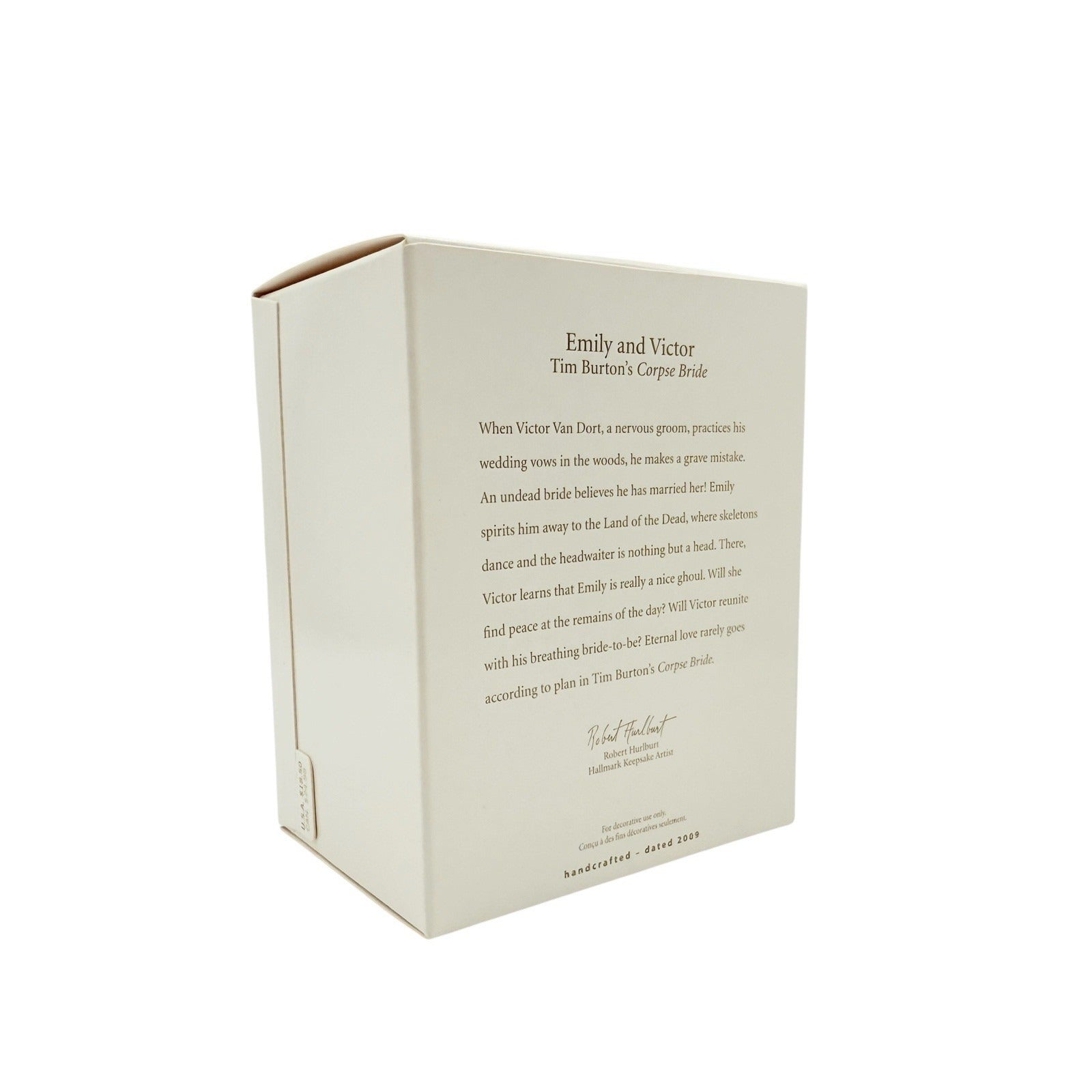 2009 Emily and Victor Hallmark Ornament (Tim Burton's Corpse Bride) QXI1355