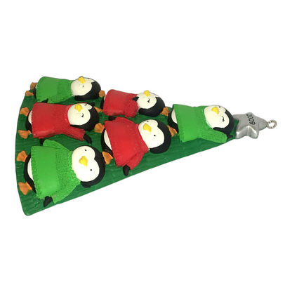 2009 Family Tree - Write On Ornament (Penguins)