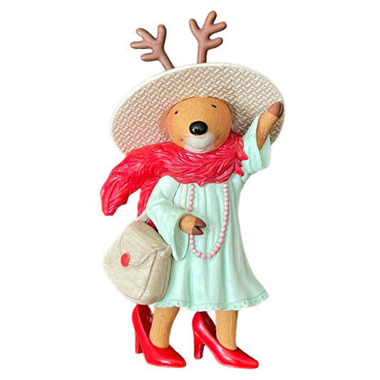 2009 Fashion Queen Hallmark Ornament (Nina's Reindeer) QXG6632