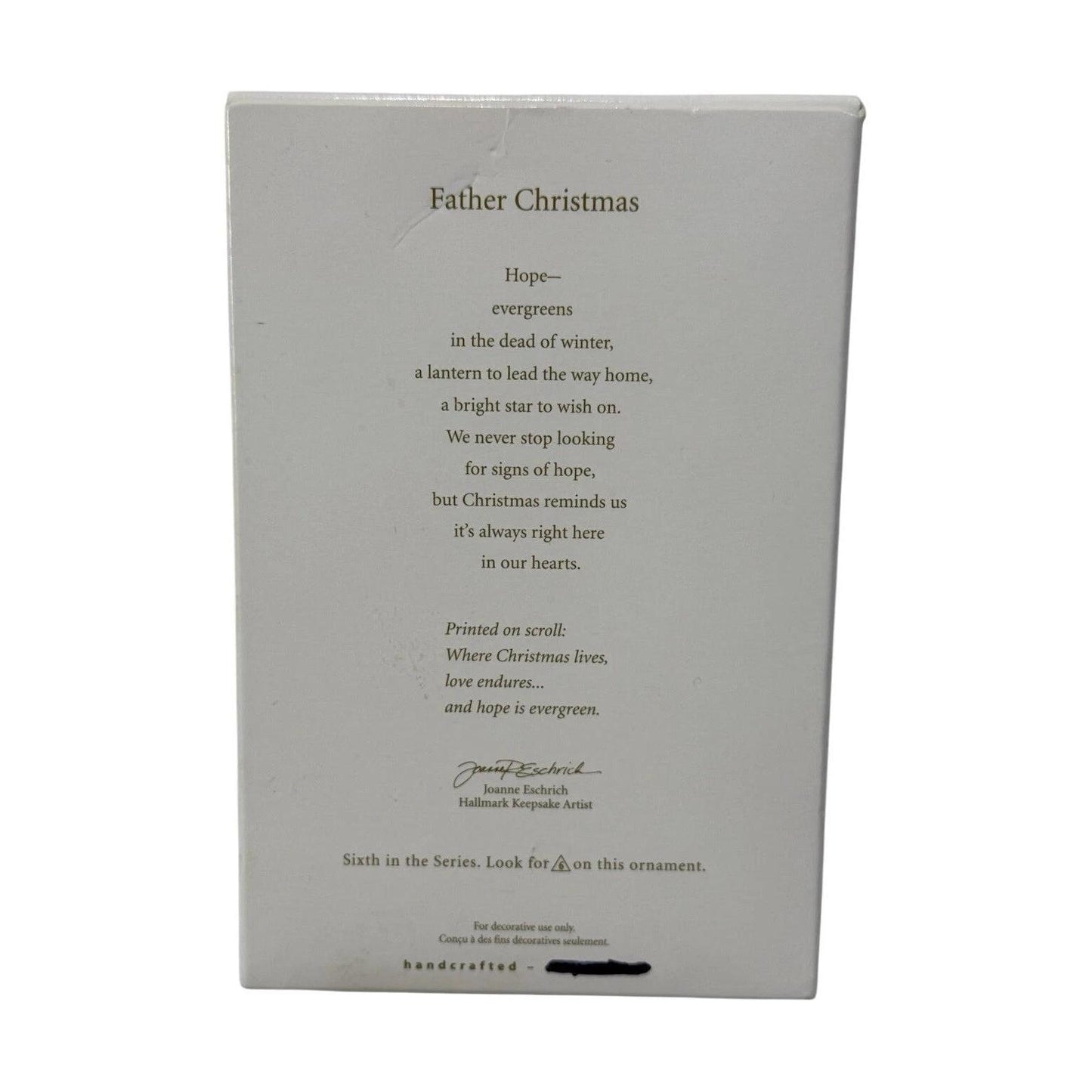 2009 Father Christmas #6 Hallmark Ornament (Father Christmas) QX8615 Image5