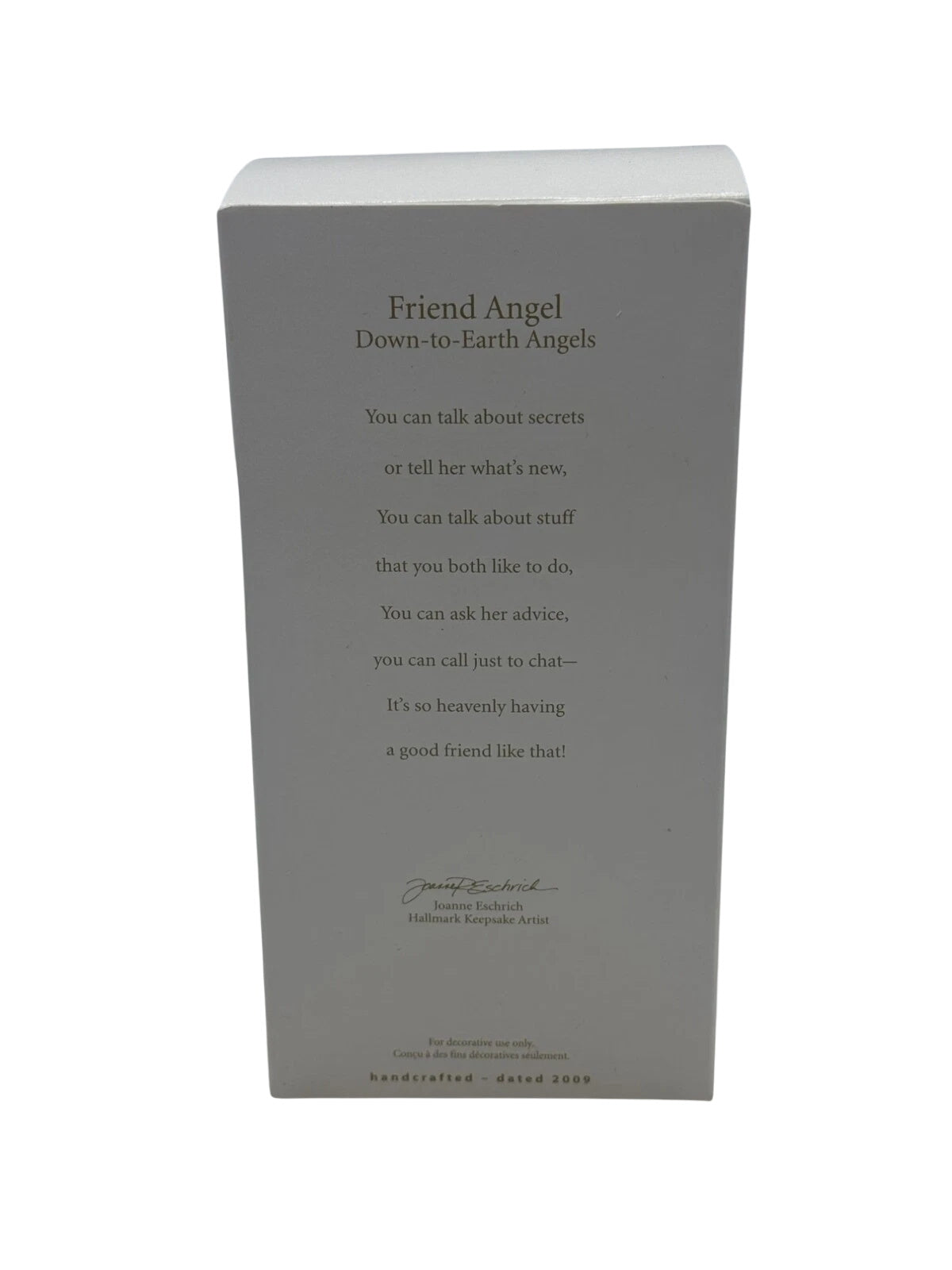 2009 Friend Angel Hallmark Ornament (Down to Earth Angels) QXG6555