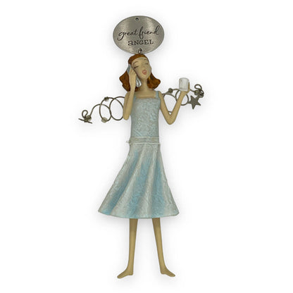 2009 Friend Angel Hallmark Ornament (Down to Earth Angels) QXG6555