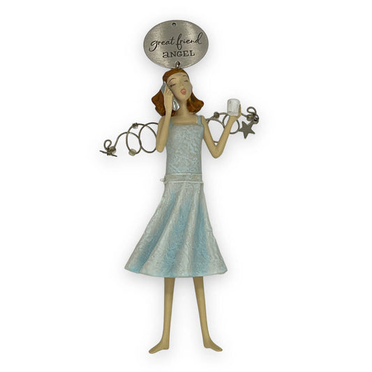 2009 Friend Angel Hallmark Ornament (Down to Earth Angels) QXG6555