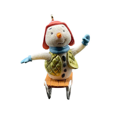 2009 Frosty Rider Hallmark Ornament (Snowmen) QXM9022