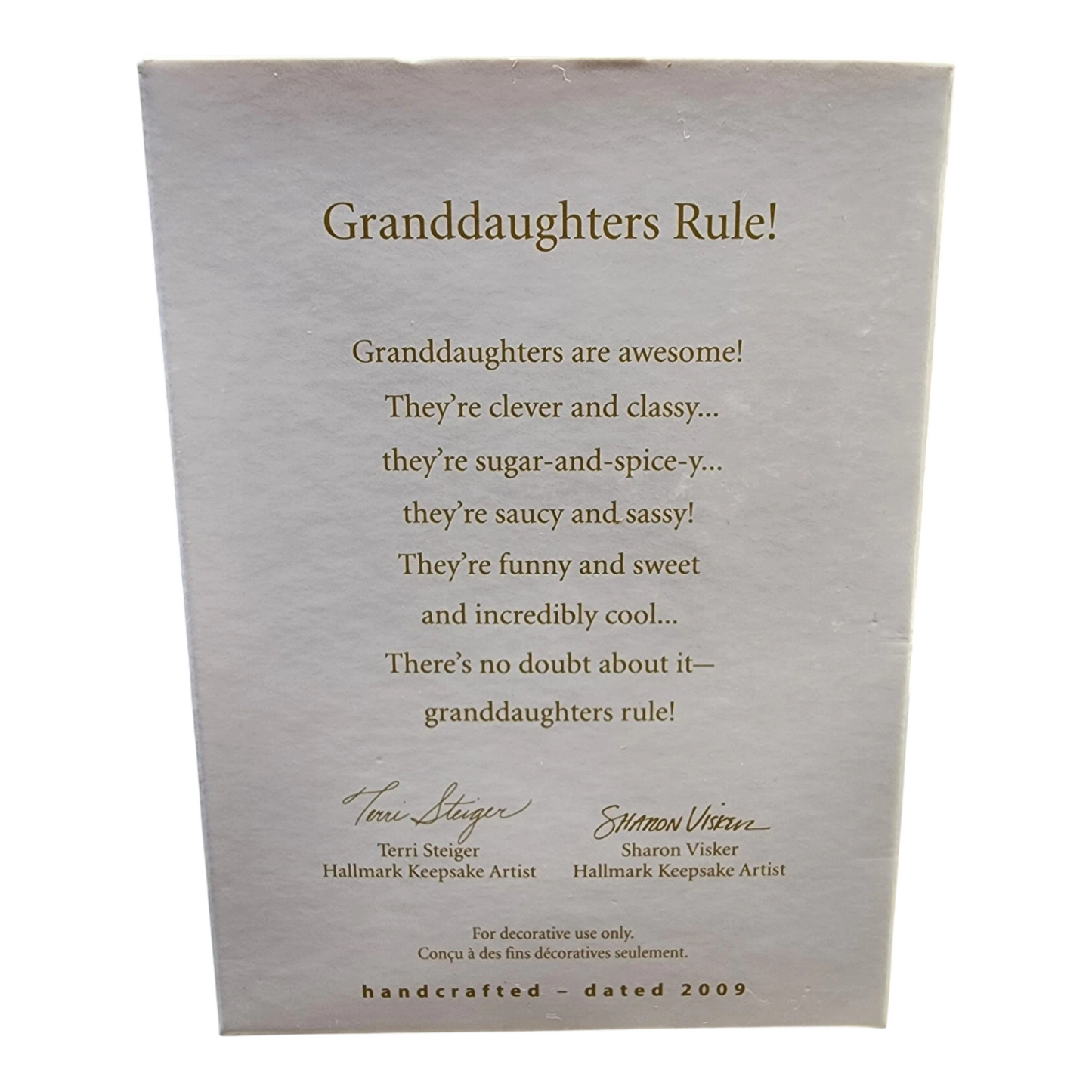 2009 GrandDaughter Rule! (GrandDaughter)