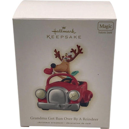 2009 Grandma Got Run Over By a Reindeer Hallmark Ornament (Reindeer) QSR4555