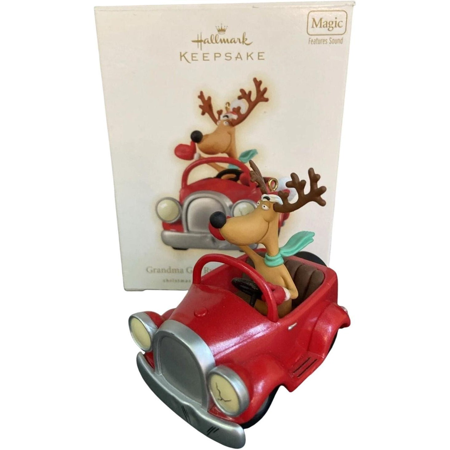 2009 Grandma Got Run Over By a Reindeer Hallmark Ornament (Reindeer) QSR4555