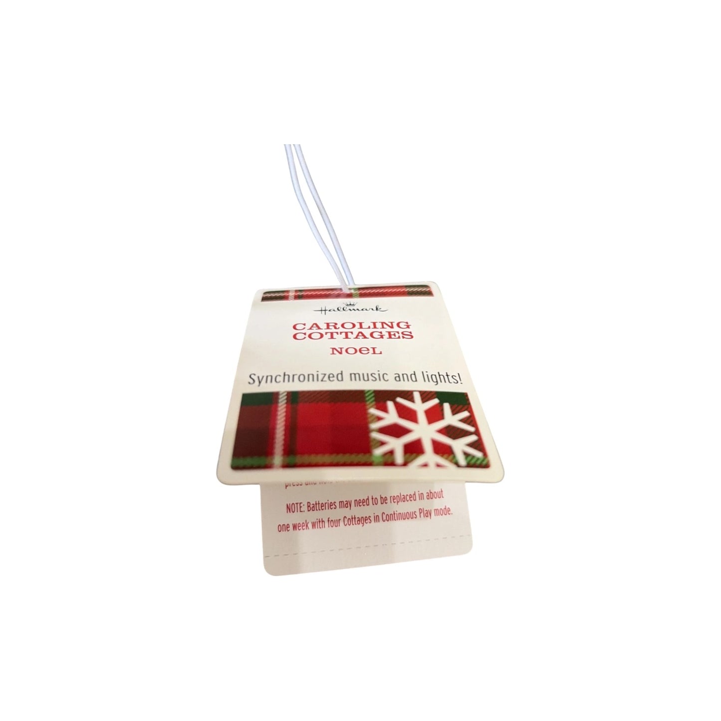 2009 Hallmark Caroling Cottages - "Noel" Hallmark Ornament XLJ6025 Image2