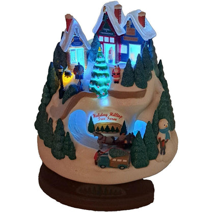 2009 Holiday Hilltop Tree Farm Hallmark Ornament (Magic Village) QXG6002
