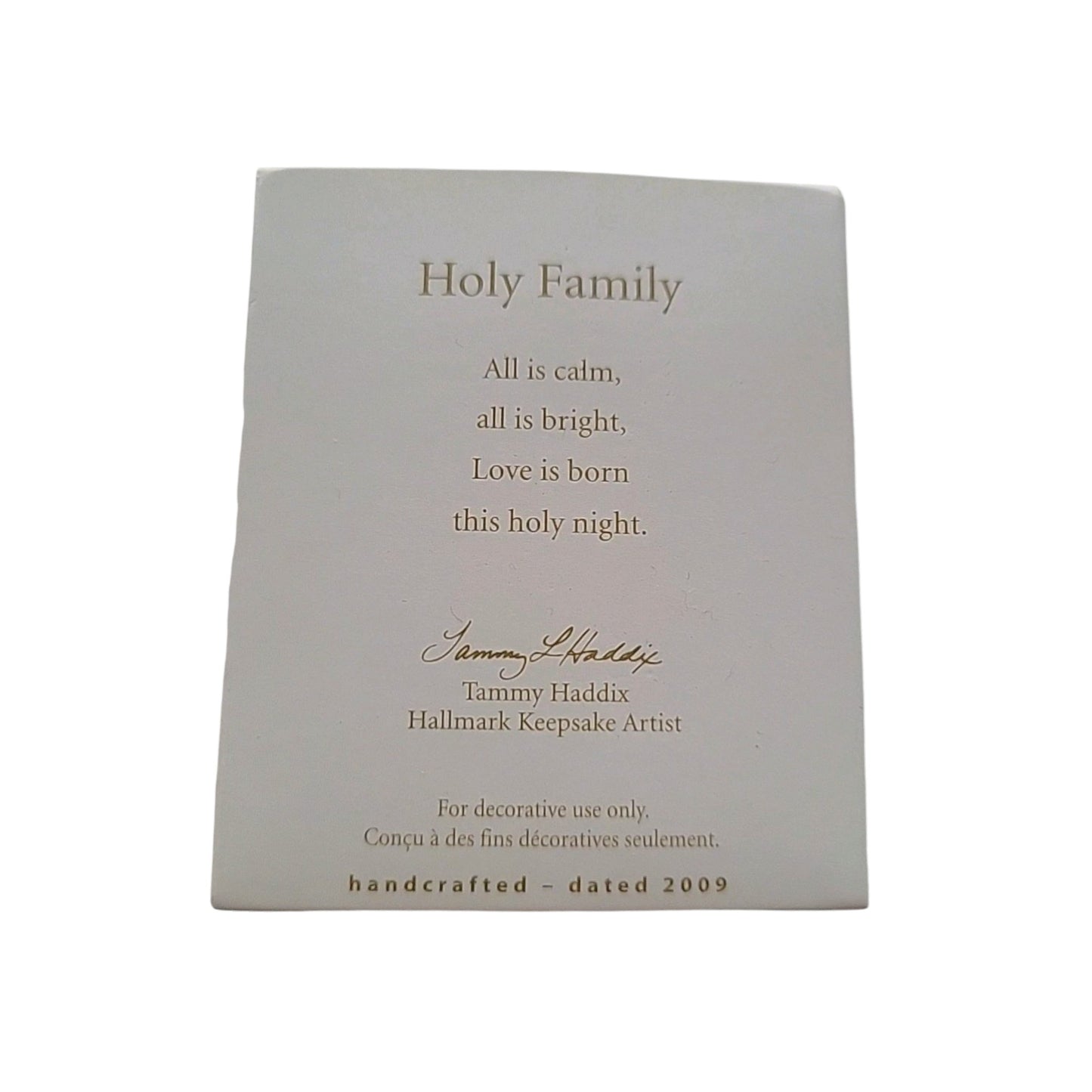 2009 Holy Family Hallmark Ornament (Nativity) QXM9035 Image5