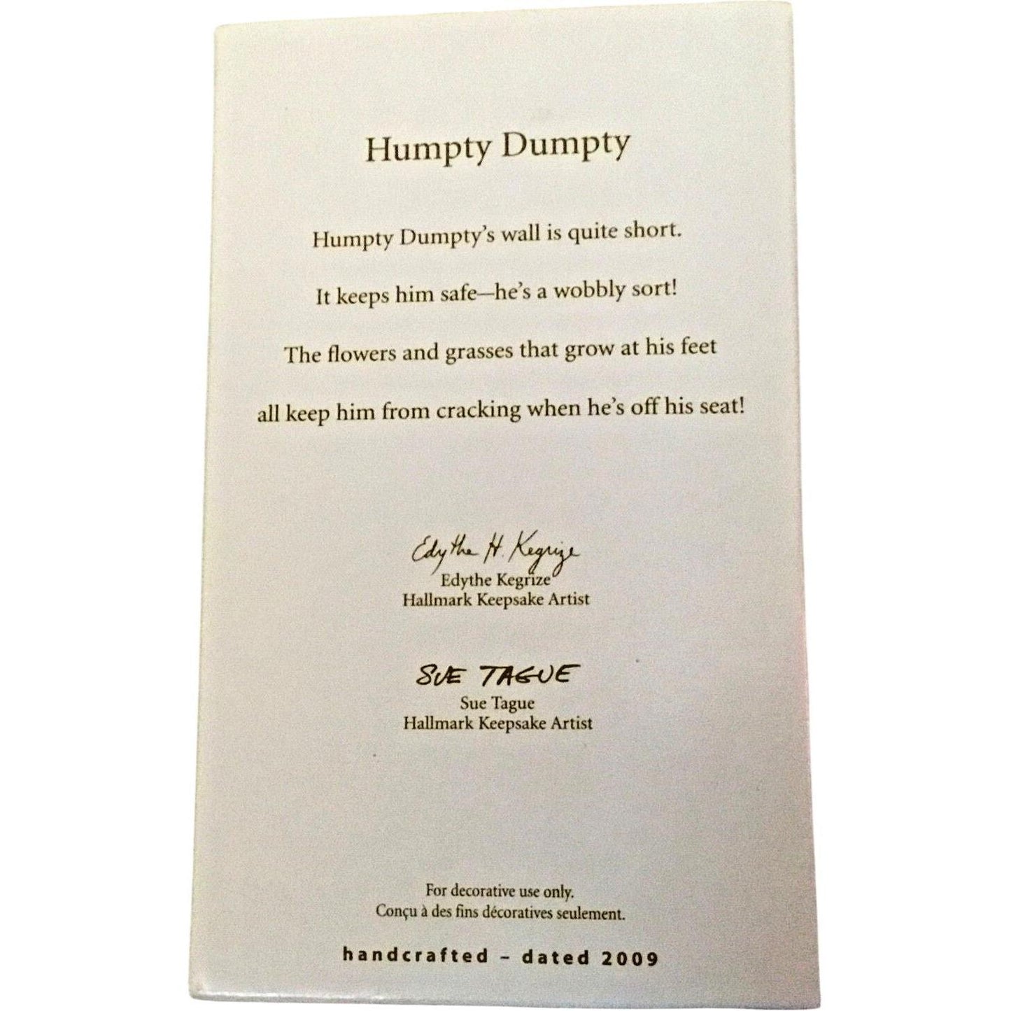 2009 Humpty Dumpty (Humpty Dumpty)