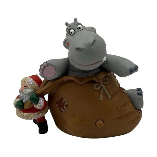 2009 I Want A Hippopotamus For Christmas Hallmark Ornament (I Want A Hippopotamus For Christmas) QSR4545 Image1