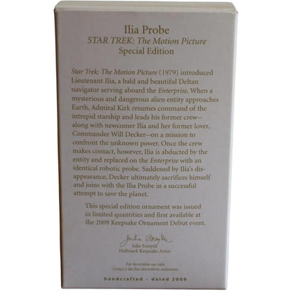 2009 Lieutenant Ilia Hallmark Ornament (Star Trek) QXE3042