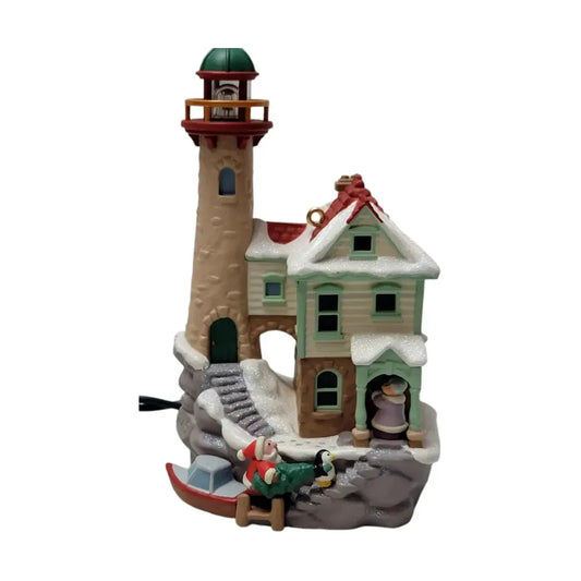 2009 Lighthouse Greetings Hallmark Ornament (Lighthouse Greetings) QX8812 Image1