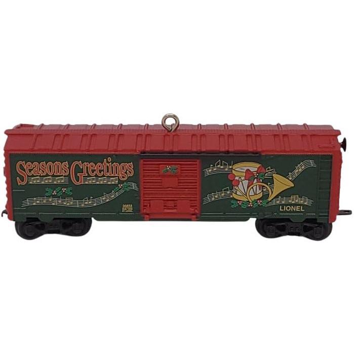 2009 Lionel Holiday Boxcar Hallmark Ornament (Lionel) QXI1095