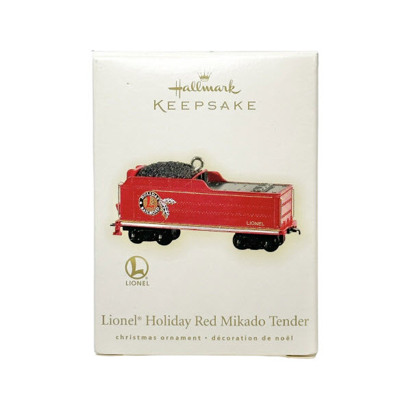 2009 Lionel Holiday Red Mikado Tender Hallmark Ornament (Lionel) QXI1102
