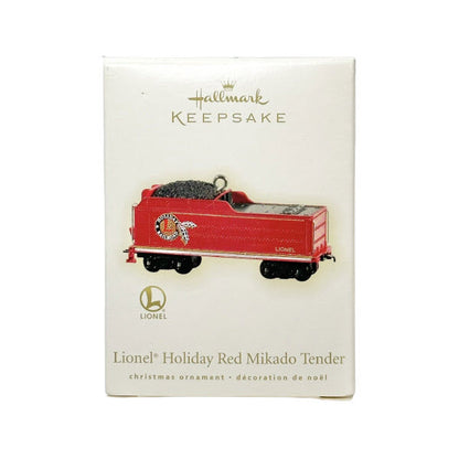 2009 Lionel Holiday Red Mikado Tender Hallmark Ornament (Lionel) QXI1102