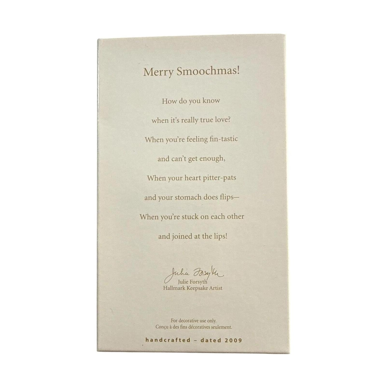 2009 Merry Smoochmas! Hallmark Ornament (Fish) QXG6042 Image7