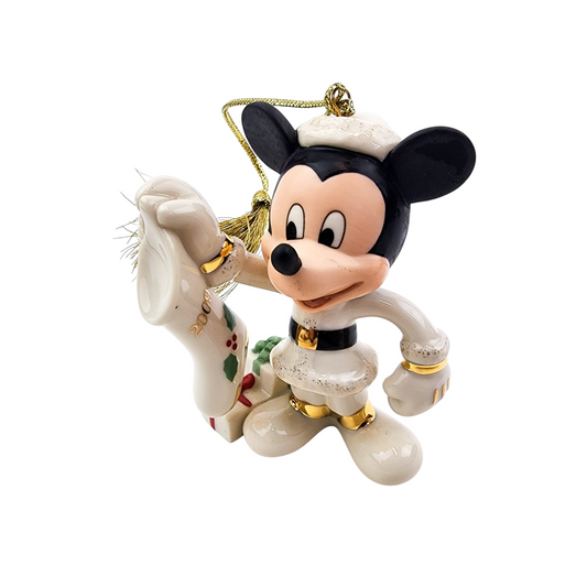 2009 Mickey's Stocking Stuffer Mickey Mouse Lenox Ornament 792350 Image1