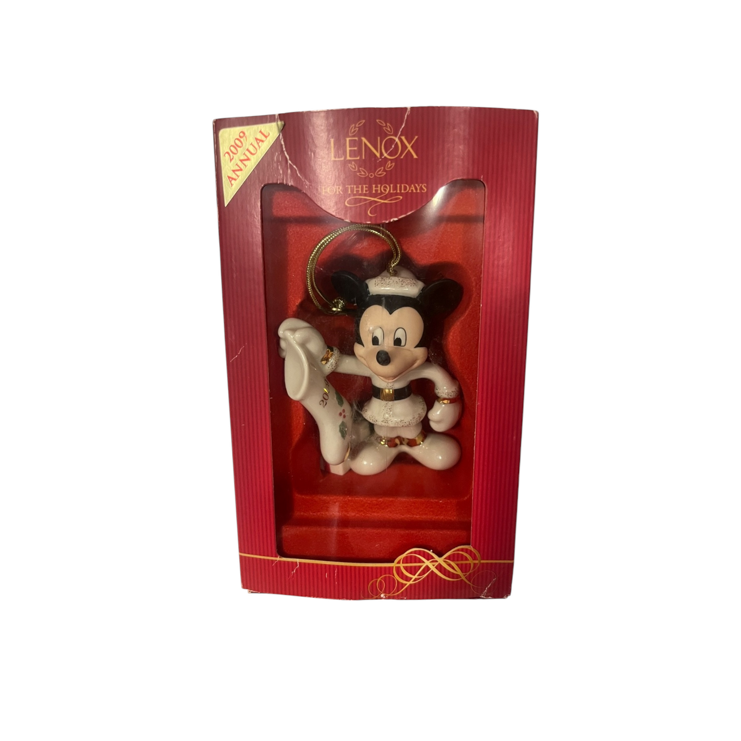 2009 Mickey's Stocking Stuffer Mickey Mouse Lenox Ornament 792350 Image2