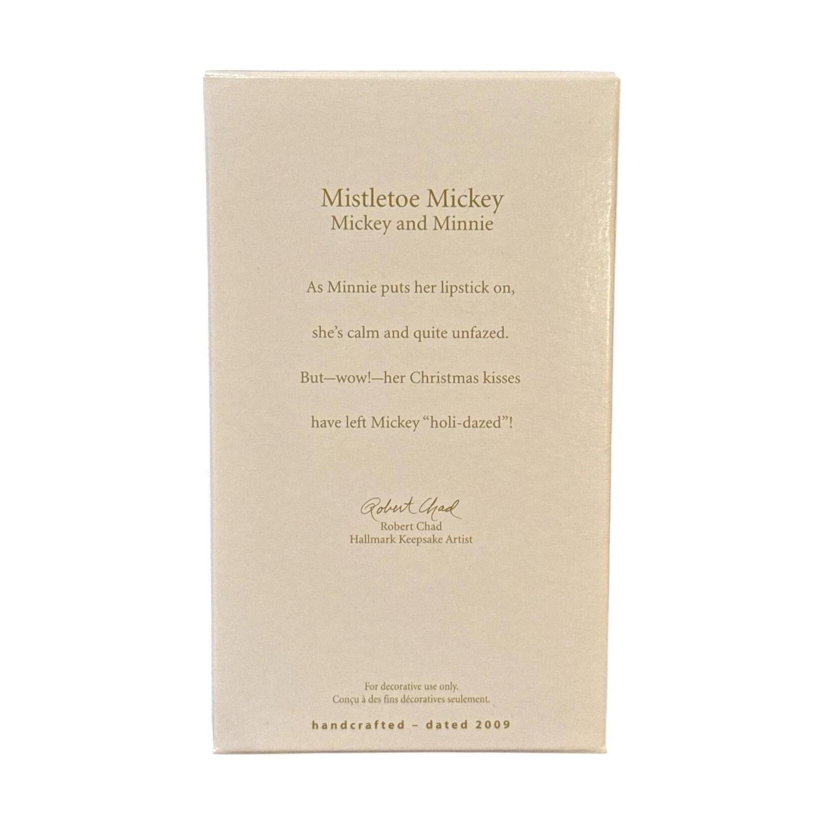 2009 Mistletoe Mickey Hallmark Ornament (Mickey Mouse & Friends) QXD2015 Image6