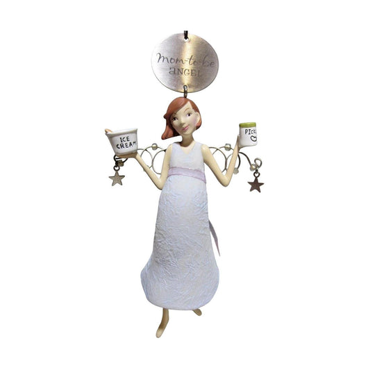 2009 Mom-to-Be Angel Hallmark Ornament (Down to Earth Angels) QXG6095 Image1