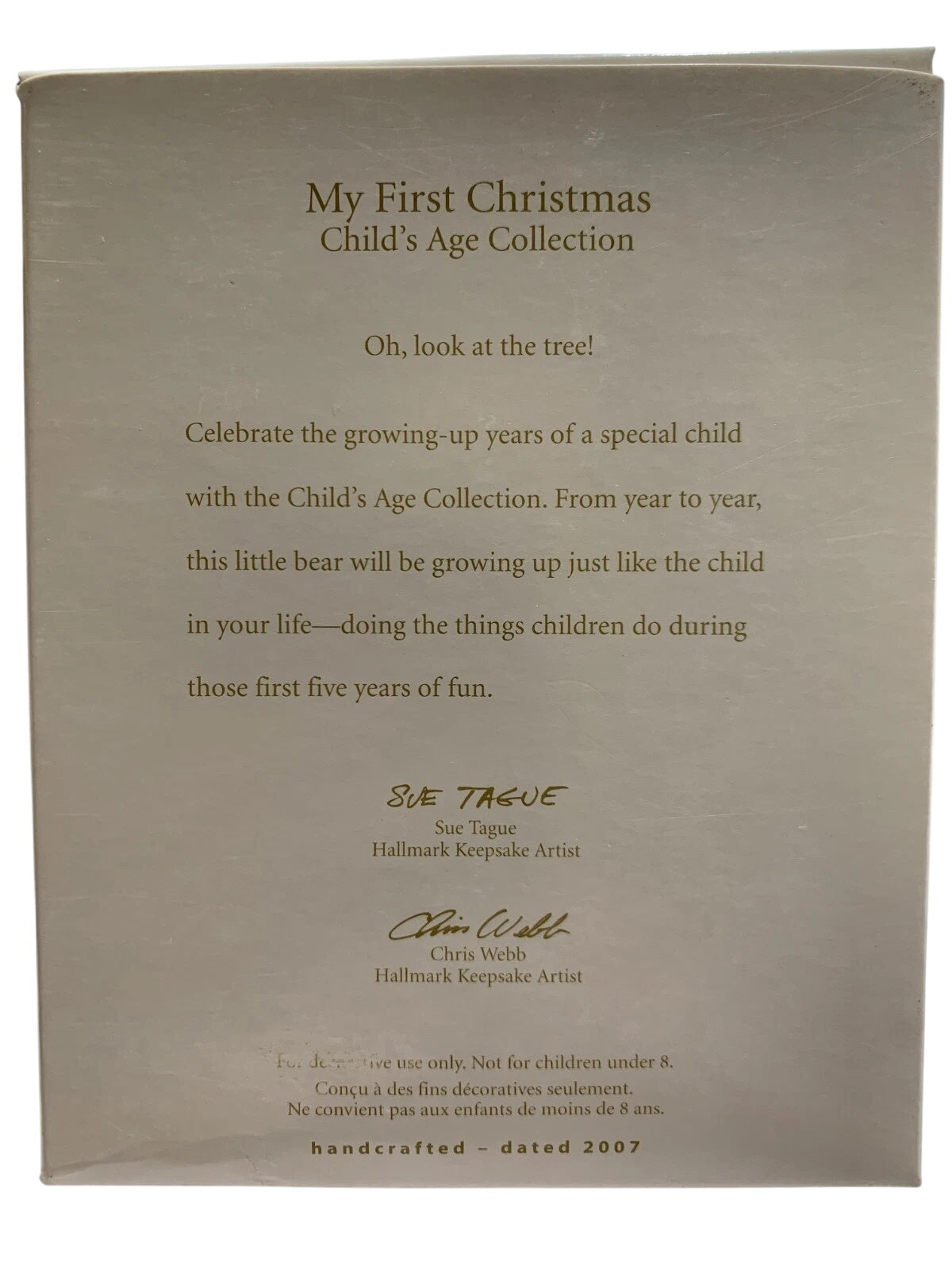 2009 My First Christmas Hallmark Ornament (Child's Age Collection) QXG6045 Image6
