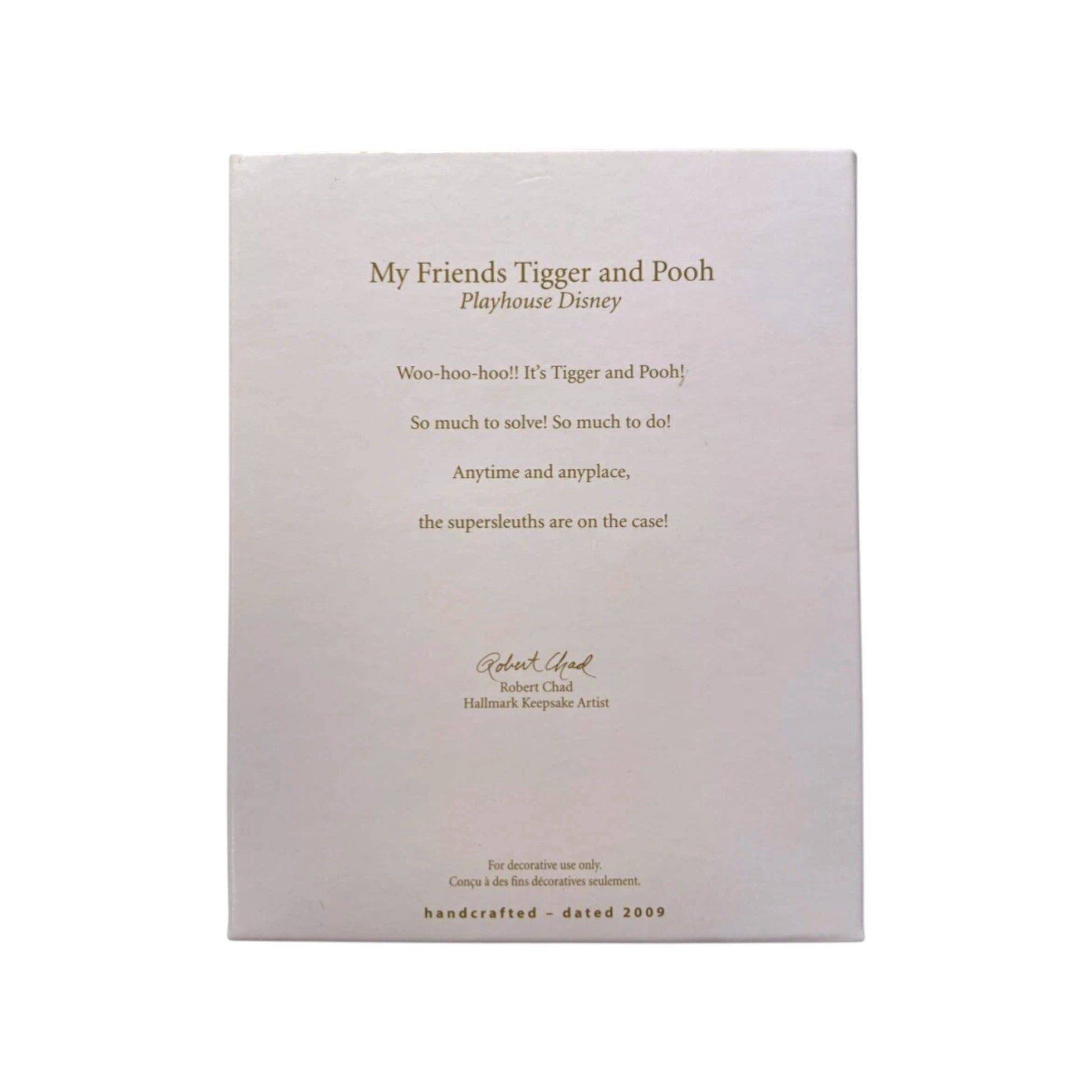 2009 My Friends Tigger and Pooh Hallmark Ornament (Winnie the Pooh) QXD2085 Image5