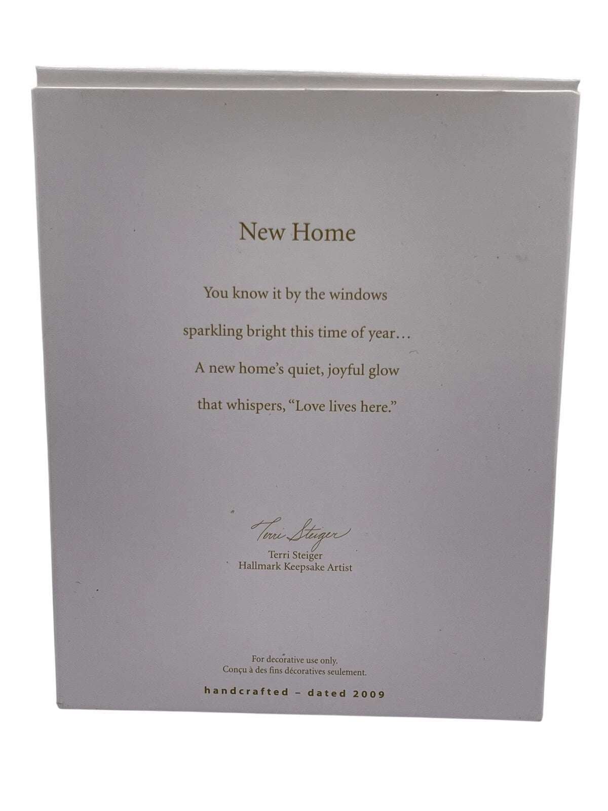 2009 New Home Hallmark Ornament (New Home) QXG6092