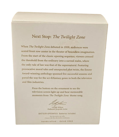 2009 Next Stop: The Twilight Zone Hallmark Ornament (The Twilight Zone) QXI1282