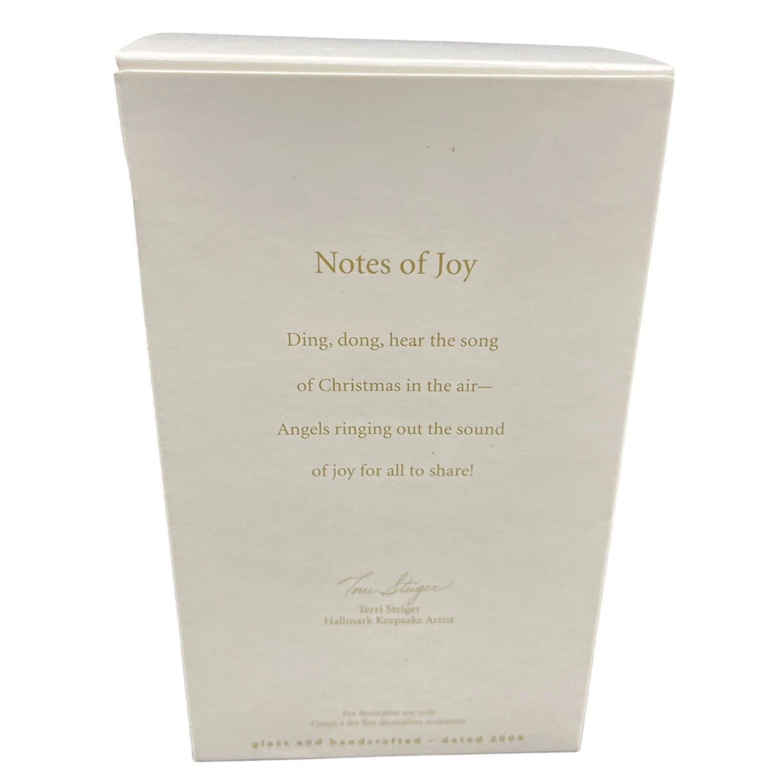 2009 Notes of Joy Hallmark Ornament (Angel) QHC4042 Image6