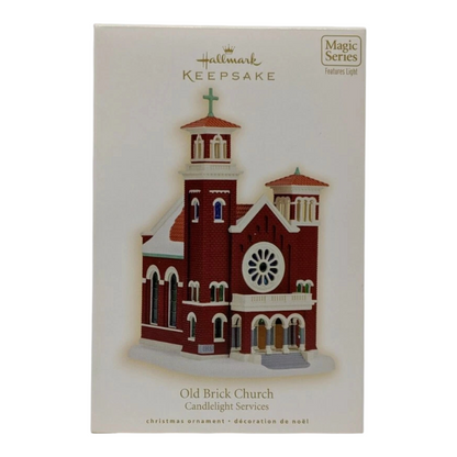 2009 Old Brick Church Hallmark Ornament (Candlelight Services) QX8702