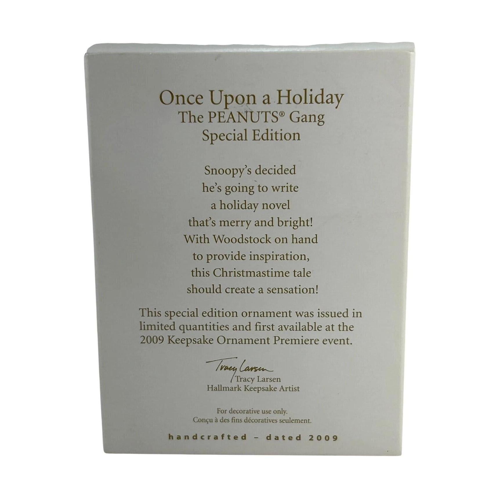 2009 Once Upon a Holiday Hallmark Ornament (Peanuts) QXD3065 Image7