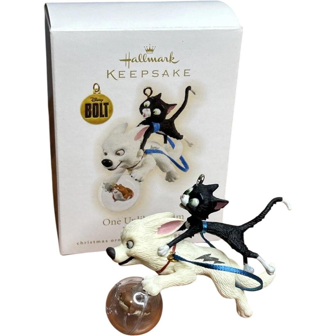 2009 One Unlikely Team Hallmark Ornament (Disney's Bolt) QXD2132
