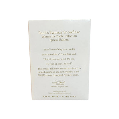 2009 Pooh's Twinkly Snowflake Hallmark Ornament (Winnie the Pooh) QXE3072 Image5