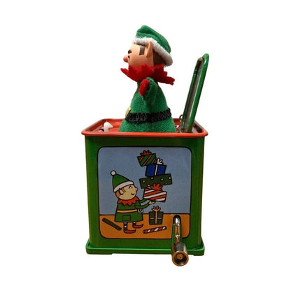2009 Pop! Goes the Elf Hallmark Ornament (Jack-in-the-Box Memories) QX8345 Image3