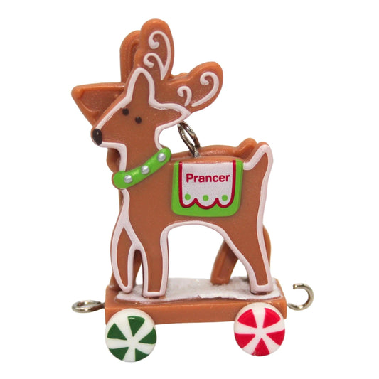 2009 Prancer and Vixen Hallmark Ornament (Santa's Sleigh) QRP4712 Image1