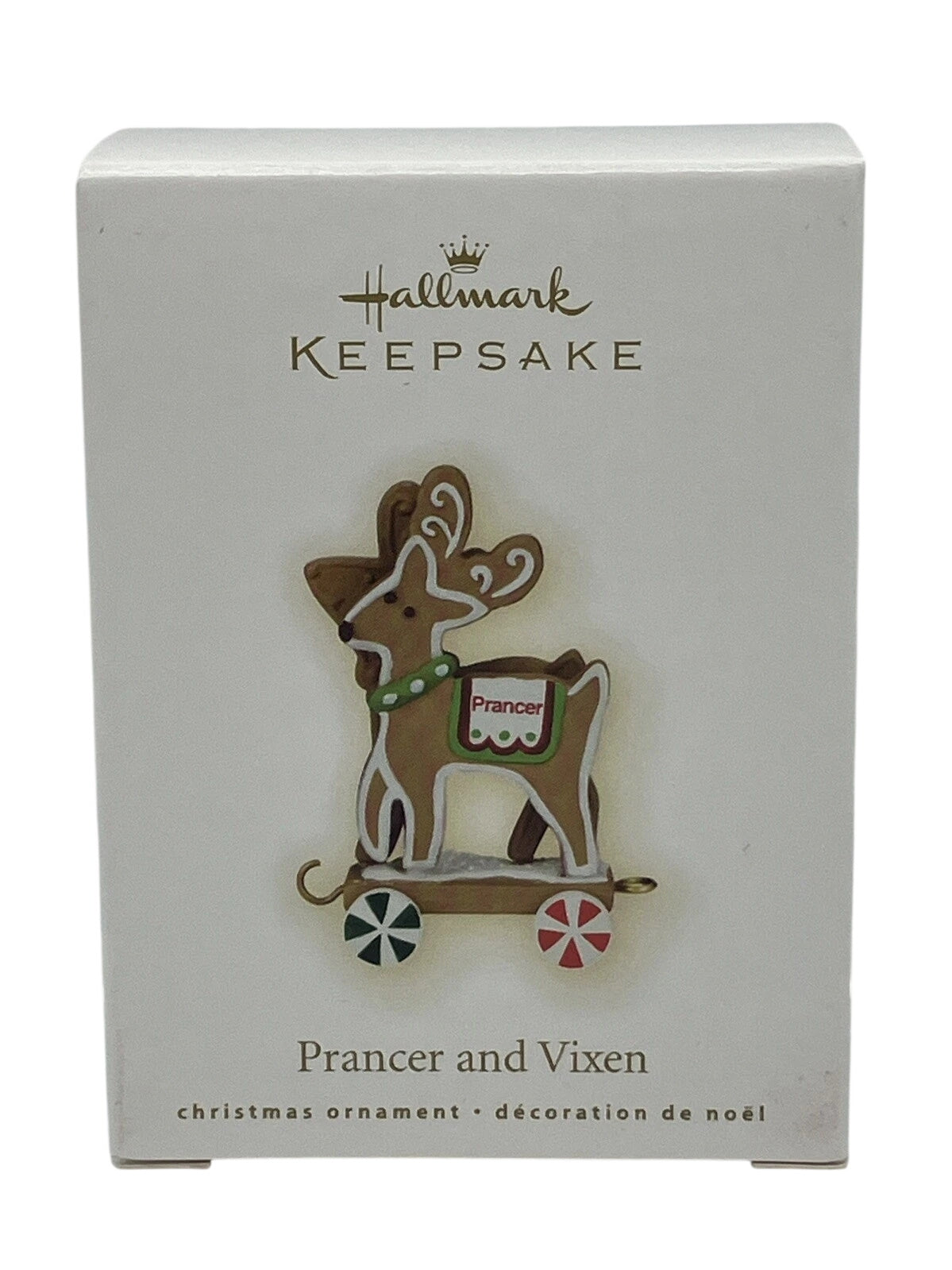 2009 Prancer and Vixen Hallmark Ornament (Santa's Sleigh) QRP4712 Image2