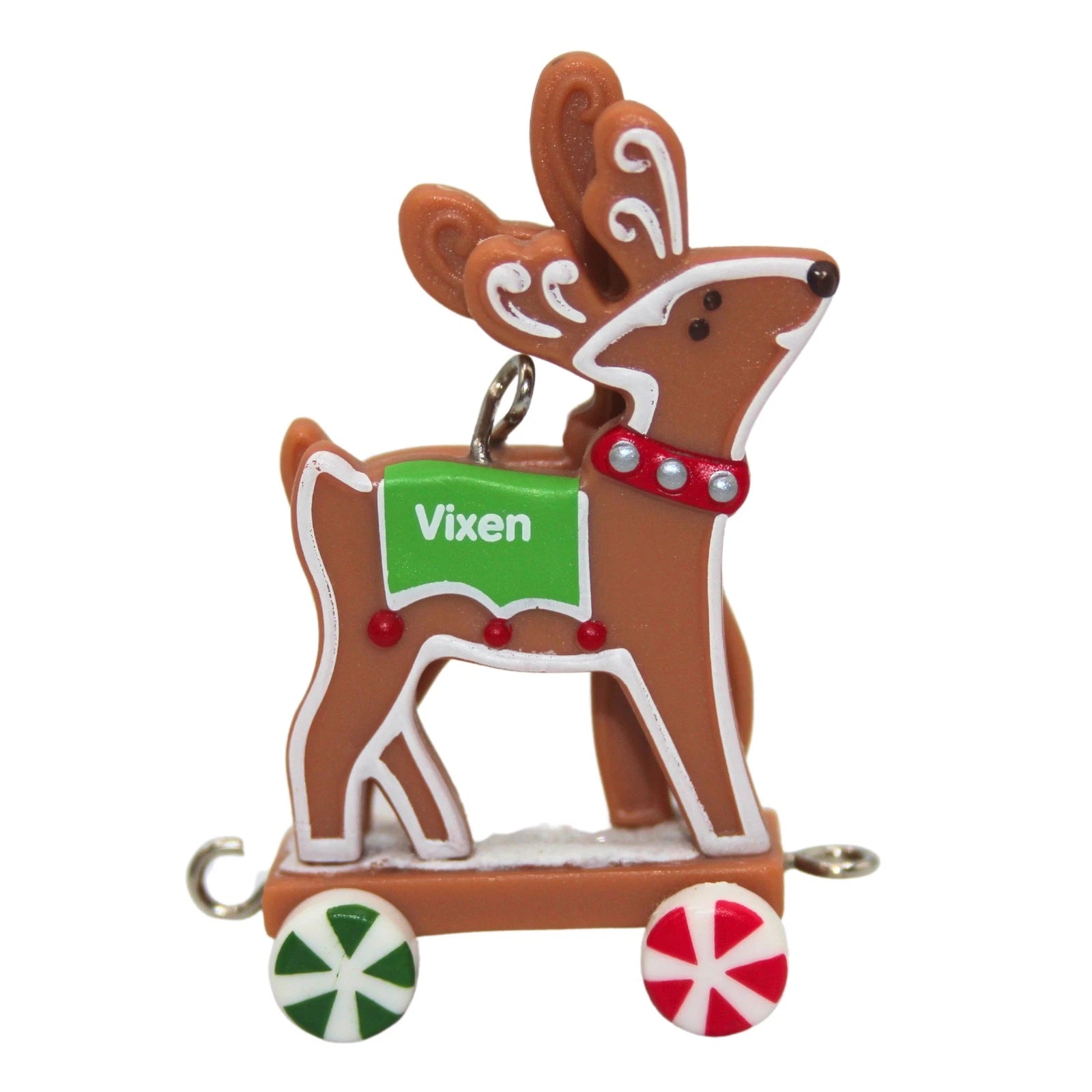2009 Prancer and Vixen Hallmark Ornament (Santa's Sleigh) QRP4712 Image3