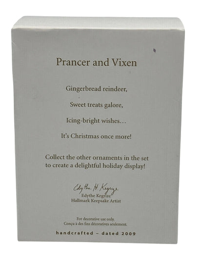 2009 Prancer and Vixen Hallmark Ornament (Santa's Sleigh) QRP4712 Image4