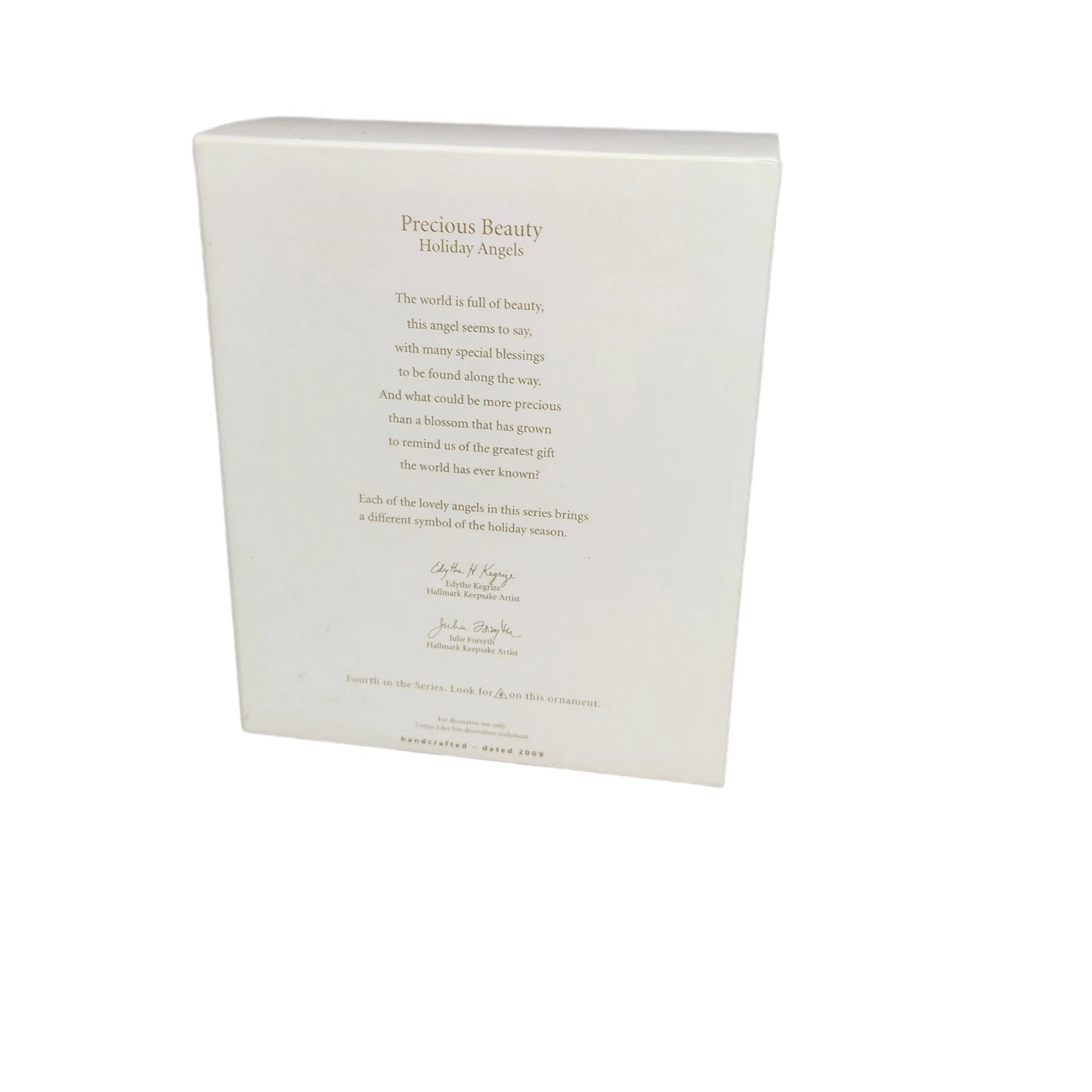 2009 Precious Beauty Hallmark Ornament (Holiday Angels) QX8415