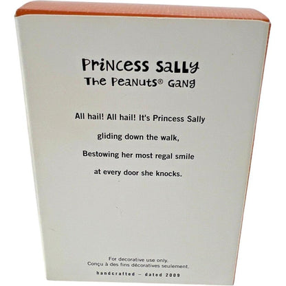 2009 Princess Sally Hallmark Ornament (Peanuts) QFO4022