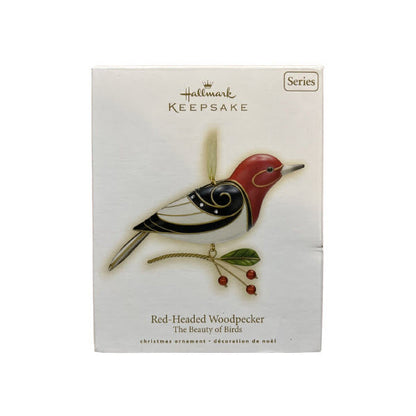 2009 Red-Headed Woodpecker Hallmark Ornament (Beauty of Birds) QX8322
