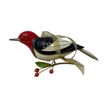 2009 Red-Headed Woodpecker Hallmark Ornament (Beauty of Birds) QX8322 Image6