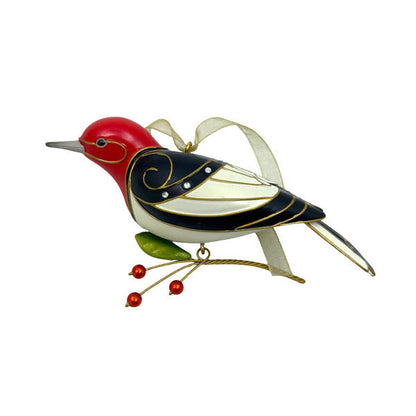 2009 Red-Headed Woodpecker Hallmark Ornament (Beauty of Birds) QX8322