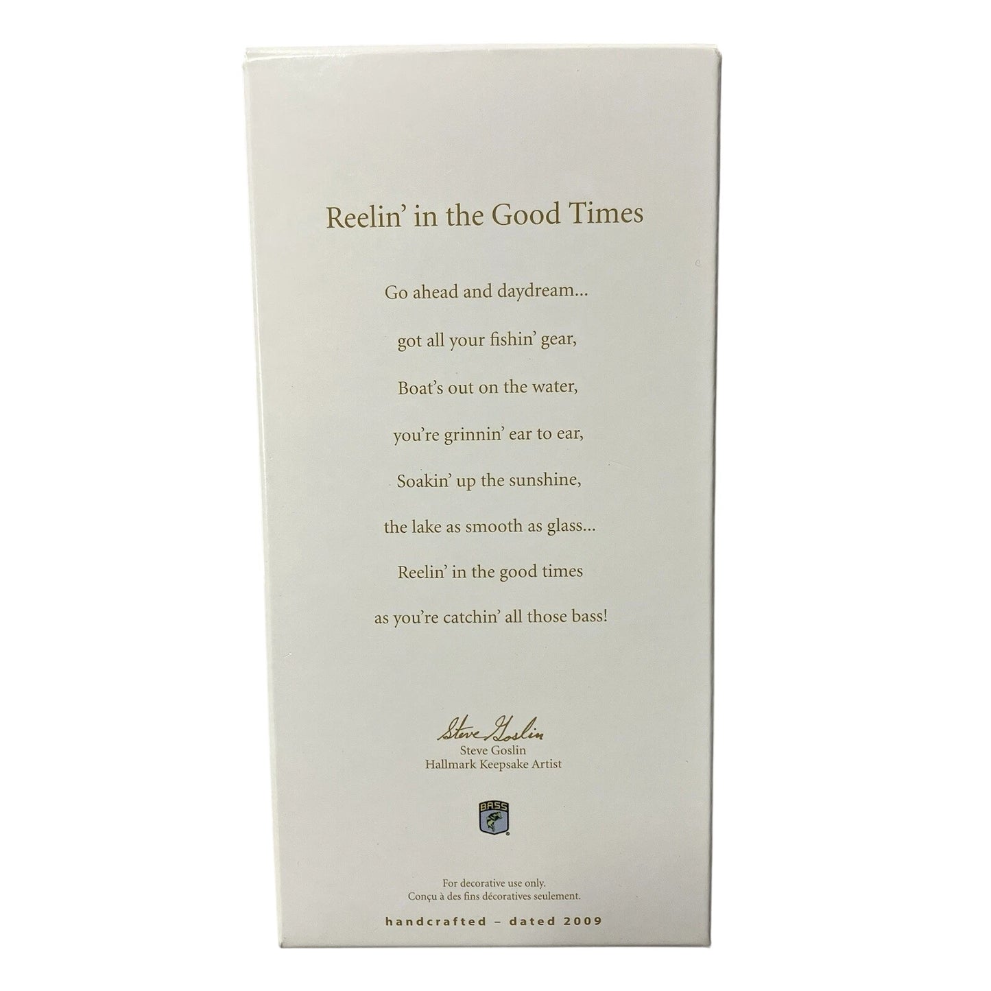 2009 Reelin' in the Good Times Hallmark Ornament (Boat) QXI1212